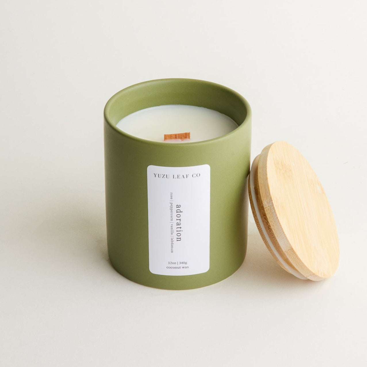 Adoration Ceramic Deluxe Jar (Rose, Pink Peppercorn, Vanilla, Labdanum)