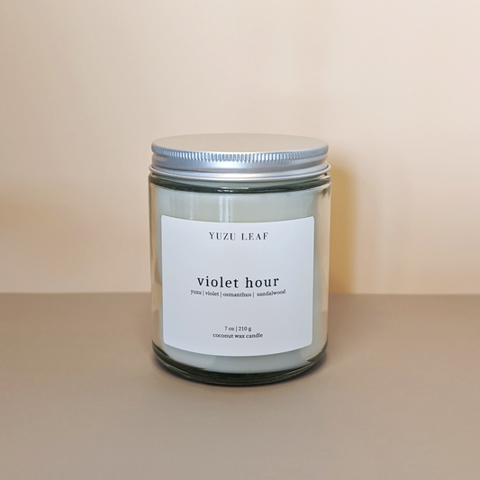 Violet Hour Standard Jar (Yuzu, Violet, Osmanthus, Sandalwood)