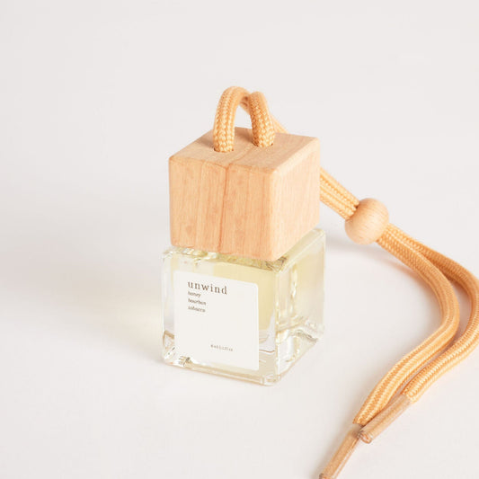 Unwind Hanging Car Diffuser (Honey, Bourbon, Tobacco)