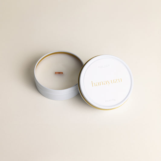 Hanayuzu Mini Candle Tin (Yuzu, Ylang Ylang, Hinoki, Pear)