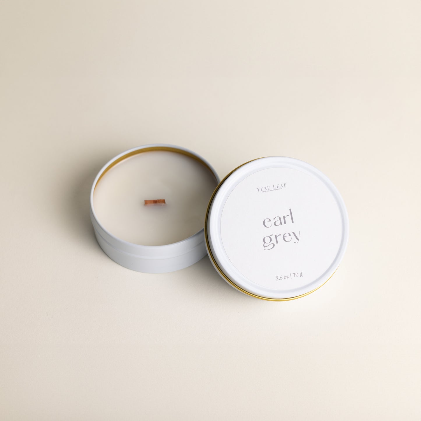 Earl Grey Mini Candle Tin