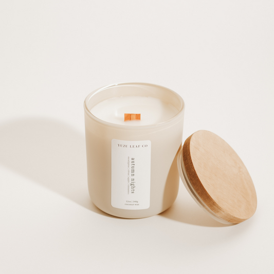 Autumn Nights Deluxe Jar (Eucalyptus, Citrus, Apple, Cinnamon)