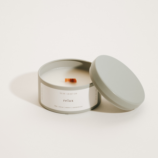 Relax Travel Candle (Relaxing Spa Scent)