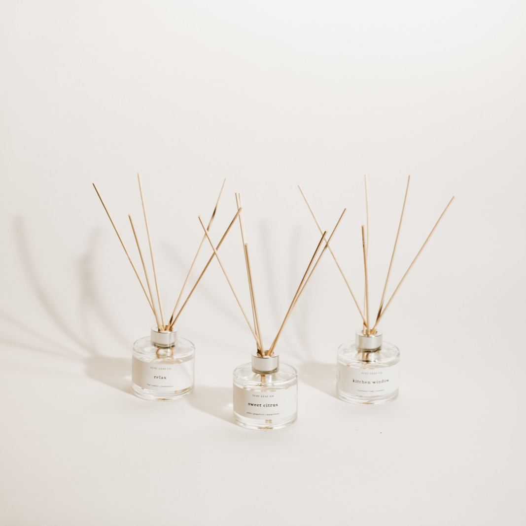 Reed Diffuser (4oz) – Yuzu Leaf