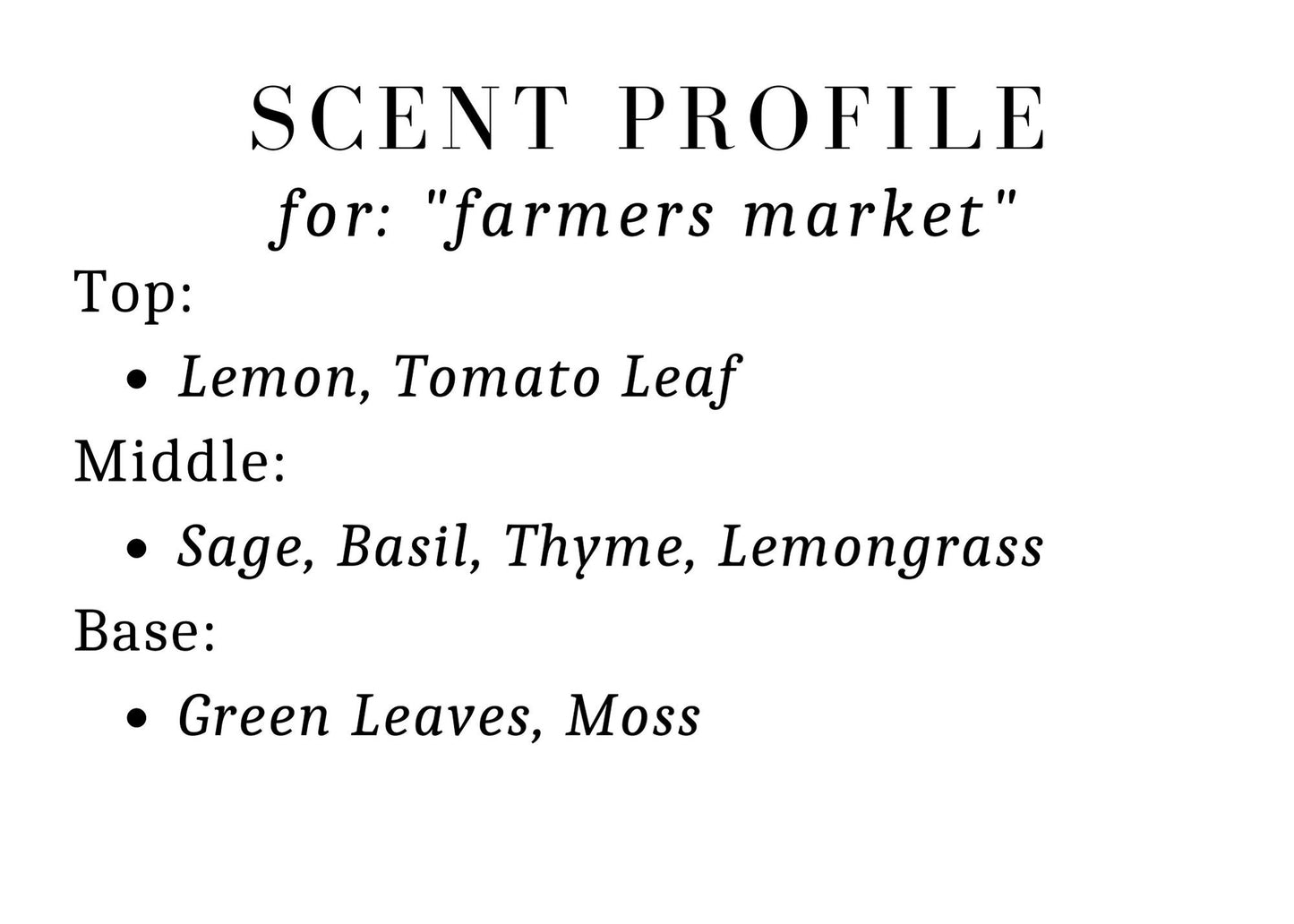 Farmers Market Ceramic Deluxe Jar (Citrus, Sage, Tomato Leaf)